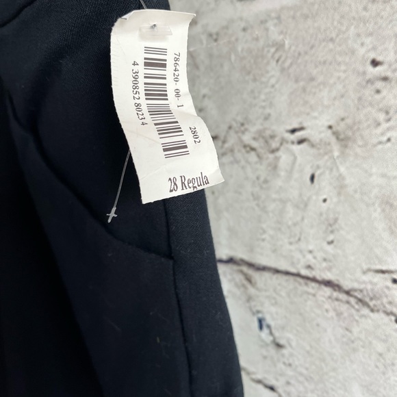 NWT old navy 28 pixie mid rise black pants - Picture 3 of 7